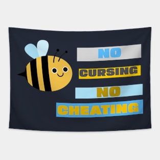 no cursing, no cheating Tapestry