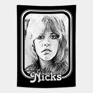 Stevie Nicks // Retro 70s Style Fan Design Tapestry
