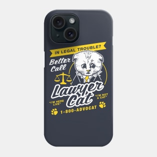 Lawyer Cat I'm Not A Cat Phone Case