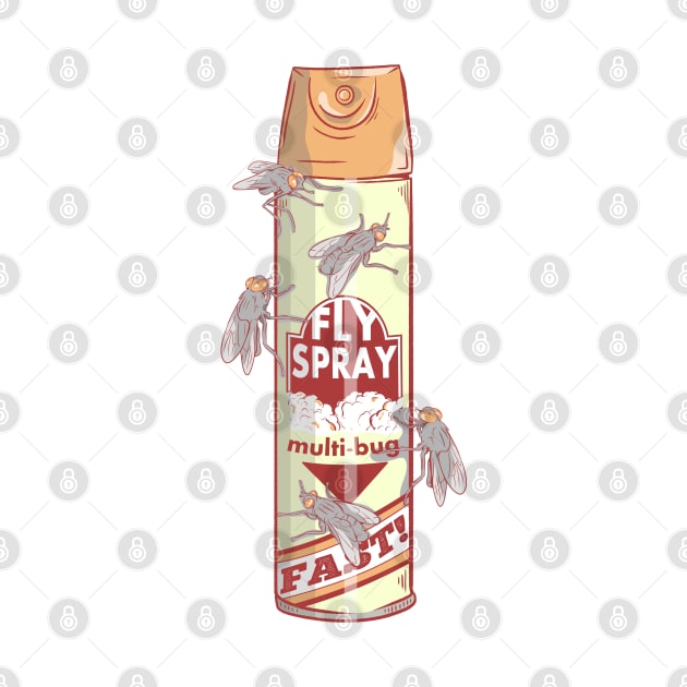 Fly spay and flies by mailboxdisco