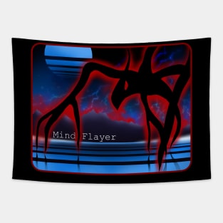 The Mind Flayer 80's poster Tapestry