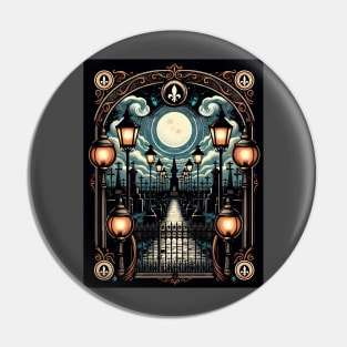 NOLA Midnight graveyard Pin