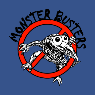 grass arts presents monster busters. T-Shirt