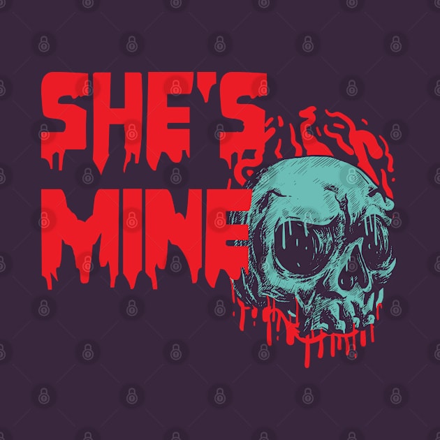 She's Mine- Valentine Gore by PosterpartyCo
