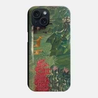 Henri Rousseau - The Waterfall Phone Case