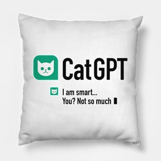 Cat GPT - 3 Pillow