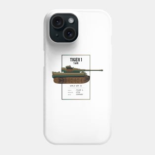 1942 Tiger 1 Tank Phone Case