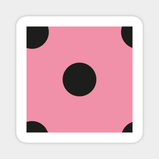 pink polka dots Magnet