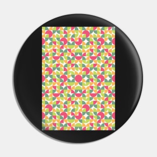 Circle Pattern (Red, Yellow, Green) Pin