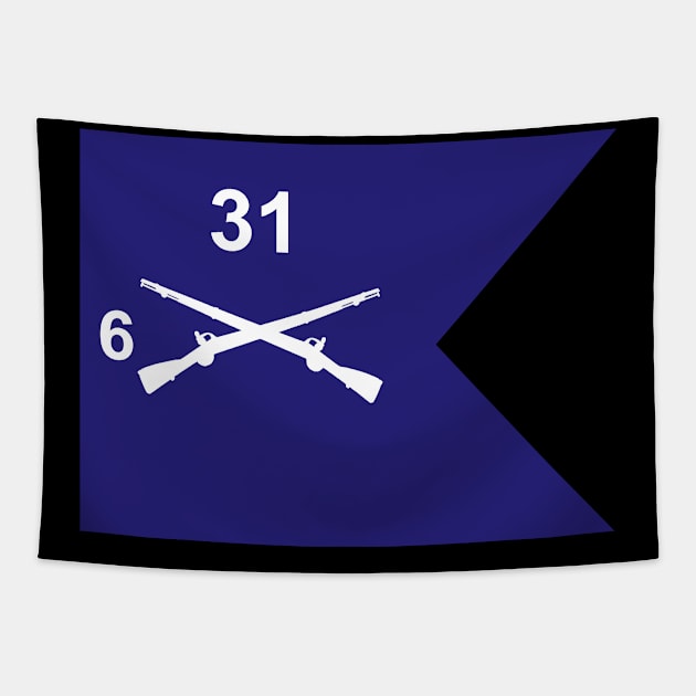 Guidon - 6th Bn 31st Infantry Tapestry by twix123844