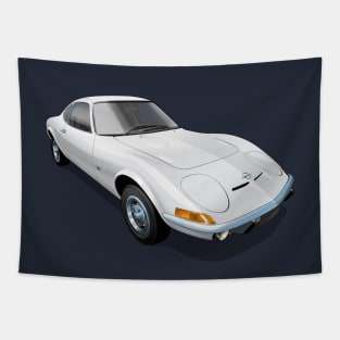 1972 Opel GT in white Tapestry