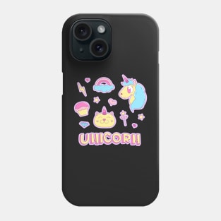 Unicorn sticker pack Phone Case