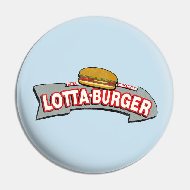 Retro Defunct Lotta Burger Fast Food Restaurant Pin by darklordpug