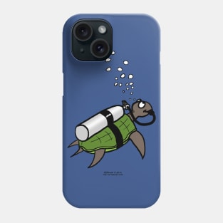 SCUBA Sea Turtle Phone Case