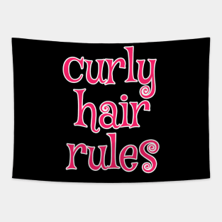 Curly Hair Rules Tapestry