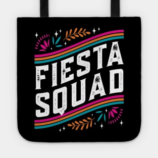 Cinco de Mayo Fiesta Squad Family Matching Group Adults Kids Tote