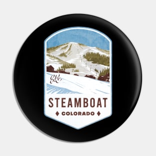 Steamboat Colorado Ski Badge Pin