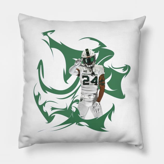 American FootBall design Pillow by Zoubair ART