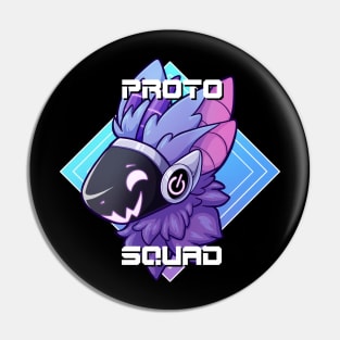 Proto Squad With Text Pin