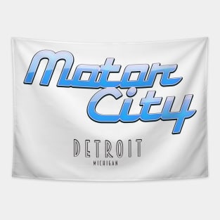Motor City Detroit Michigan Tapestry