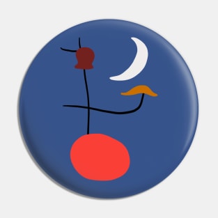 Red White and Blue Painting Pin