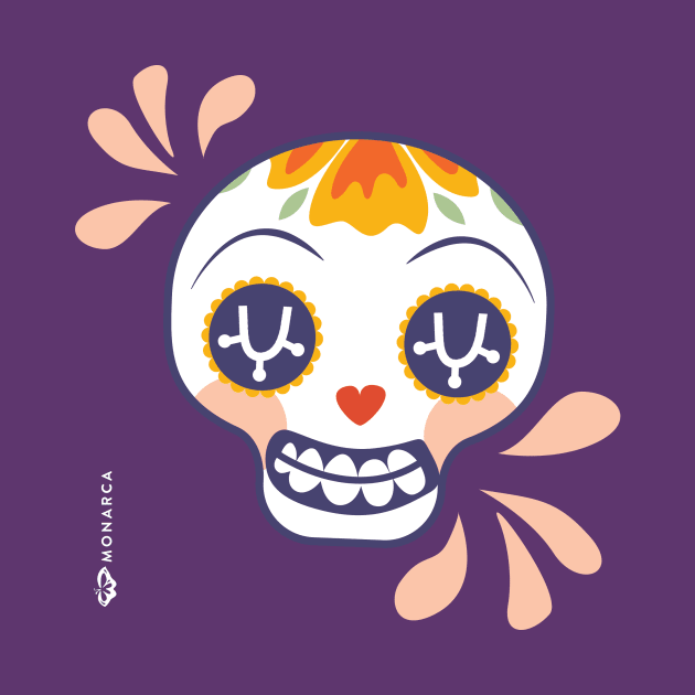 Dia de Muertos Sugar Skull #1 by La Monarca Bakery