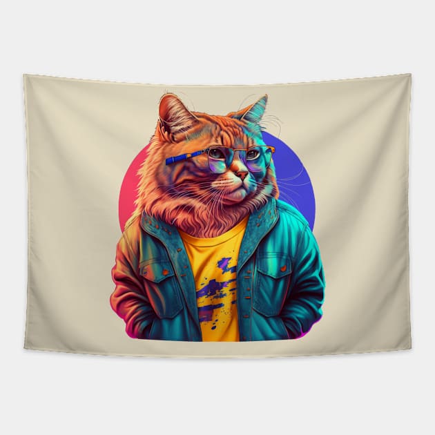 Trendy Catto Tapestry by Emanuelrc