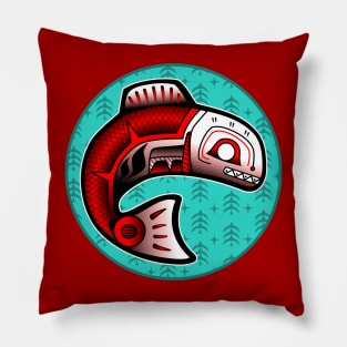 Sacred Salmon Pillow