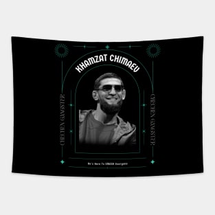 Khamzat Chimaev Chechen Gangster MMA Fighter Tapestry