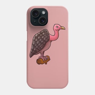 Just a Vulture on a Log Phone Case