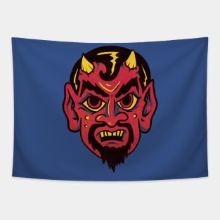 Vintage style devil Tapestry