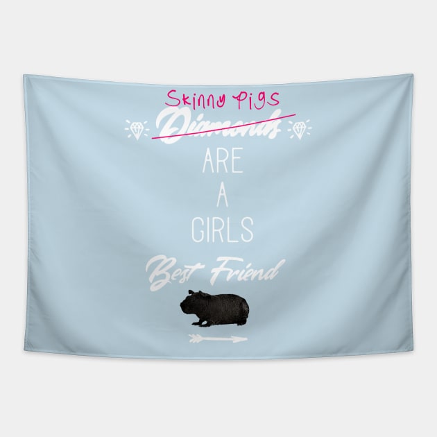 Skinny Pigs Tapestry by BasicBeach