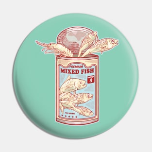 Mixed fish tinned fish Pin