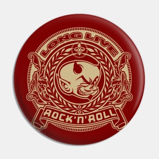 Long Live Rock'n'Roll Vintage Style Pin