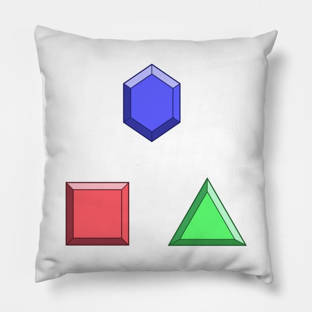 Gems Pillow by Zeeph