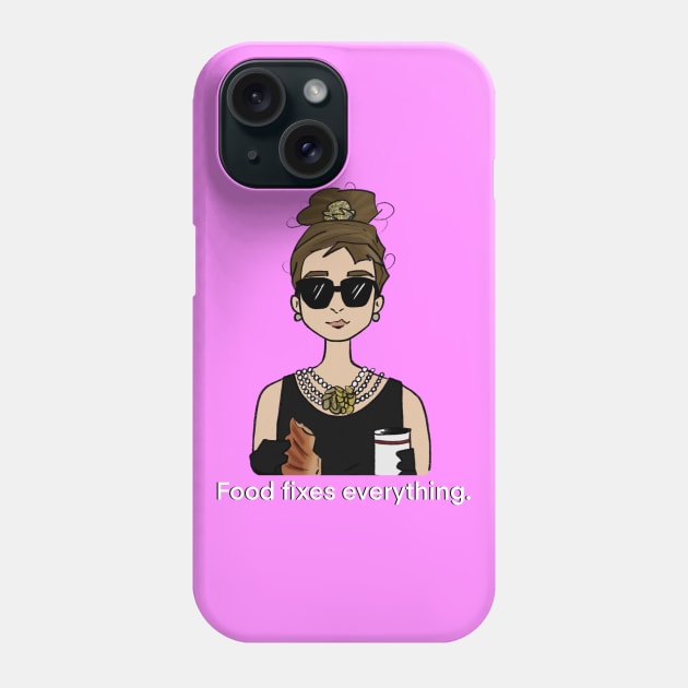 Breakfast at Tiffany's Phone Case by Julia's Creations