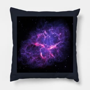 Crab Nebula, as Seen by Herschel and Hubble Pillow