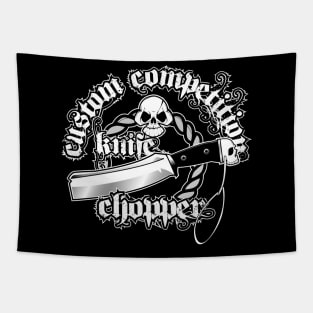 Custom Competition Knife Chopper Tapestry