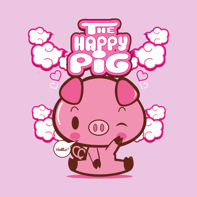 The Happy Pig by gigearts
