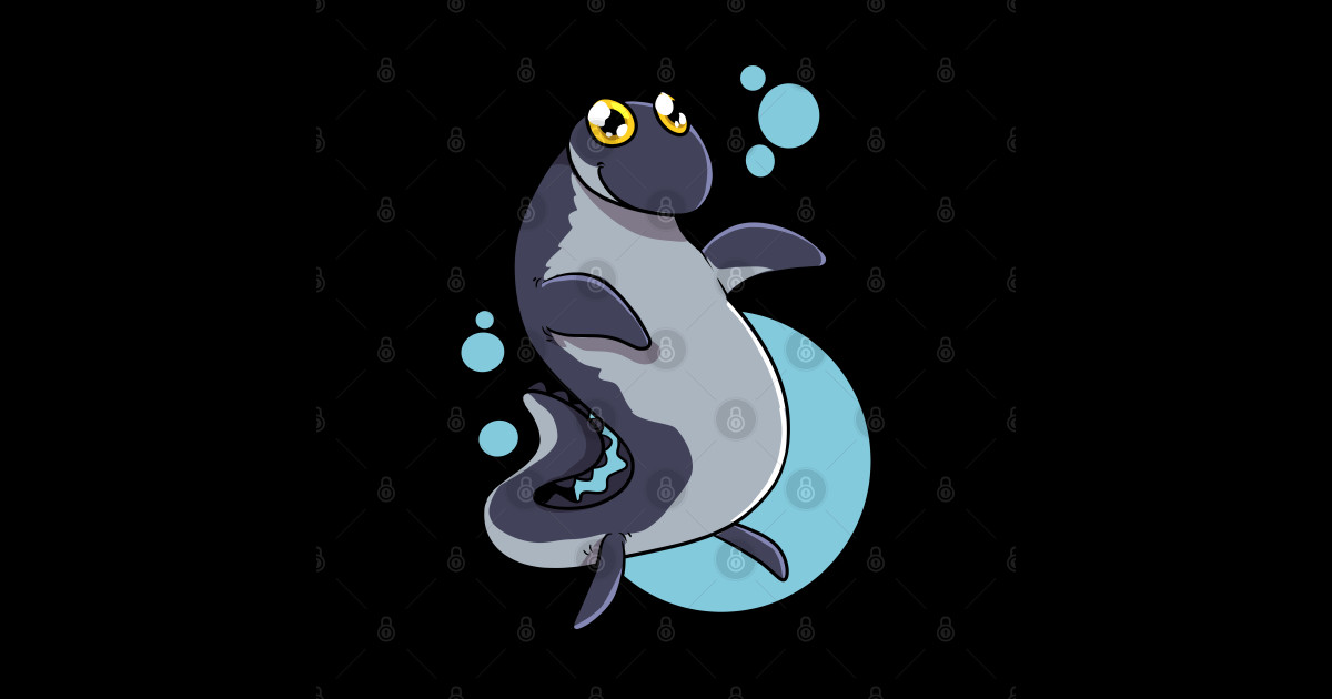 Cartoon Mosasaurus Kawaii Mosasaurus Sticker TeePublic
