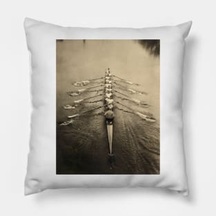 Rowing crew, early 20th century (C014/2048) Pillow