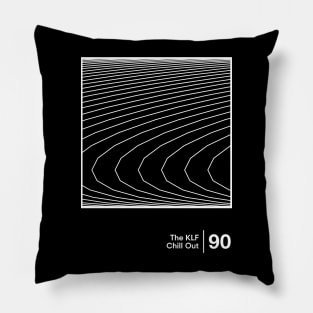 Chill Out / Minimalist Graphic Artwork Pillow