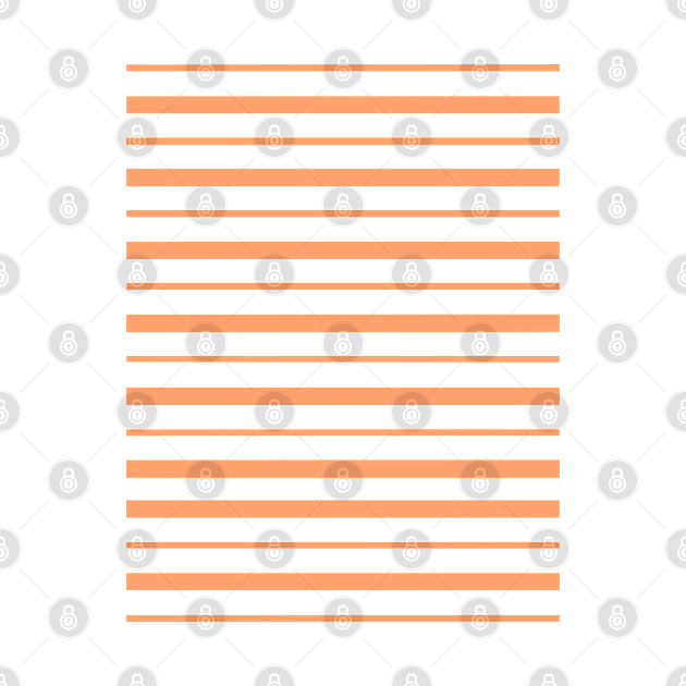 Minimalist Peach Stripes by craftydesigns