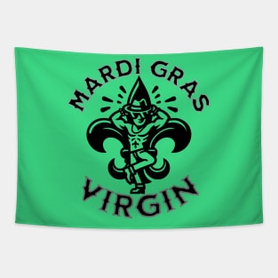 Mardi Gras Virgin Black Tapestry