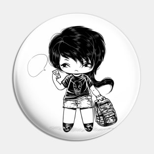 Chibi girl Pin