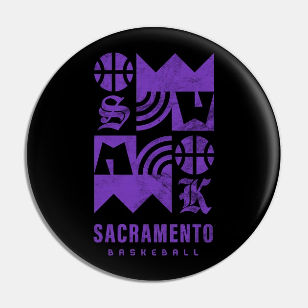 Sacramento Kings Basketball Fans Gift Pin by BooTeeQue