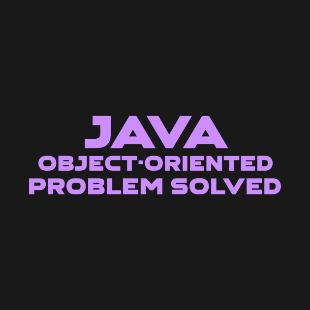 Java Object Oriented Problem Solved Programming by Furious Designs