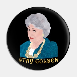 Stay Golden Pin