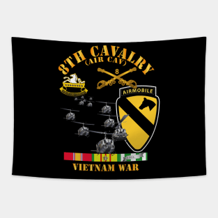 8th Cavalry (Air Cav) - 1st  Cav Division w SVC Tapestry