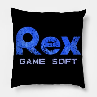 Rex Soft (Grunge Version) Pillow